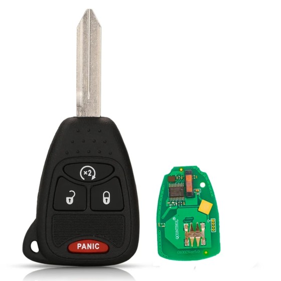 2007-2018 Jeep Dodge Chrysler / 4-Button Remote Head Key / OHT692713AA (AFTERMARKET)